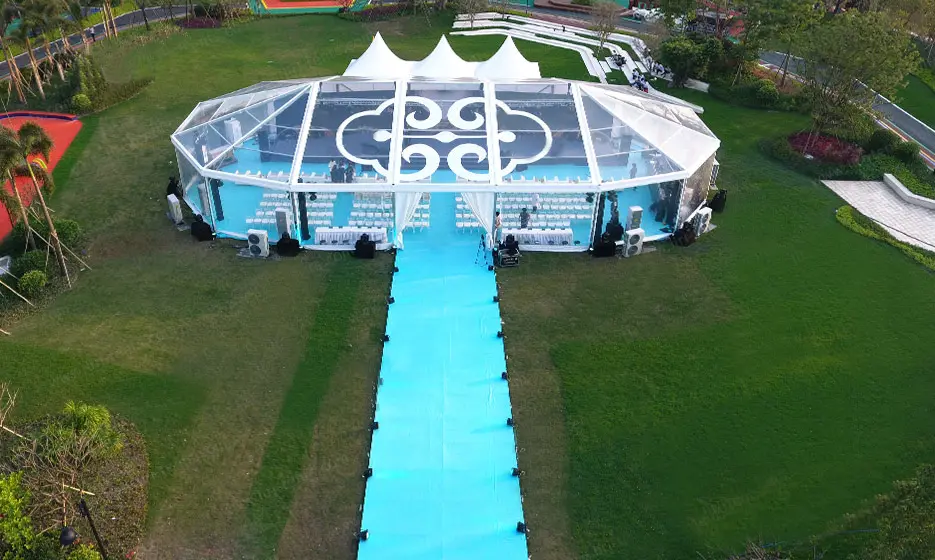 15m x 35m Transparent Customized Tent