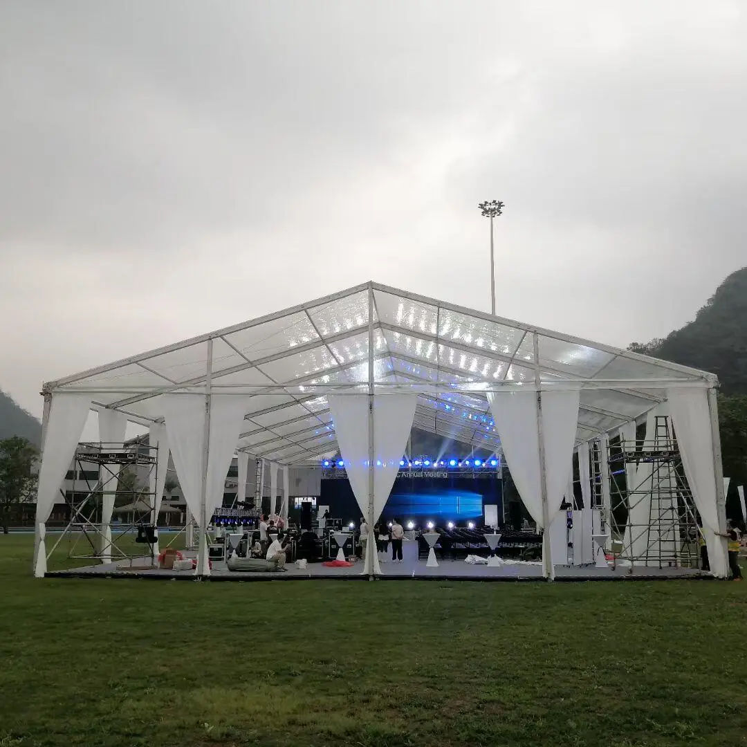 20m x 30m Transparent Event Tent