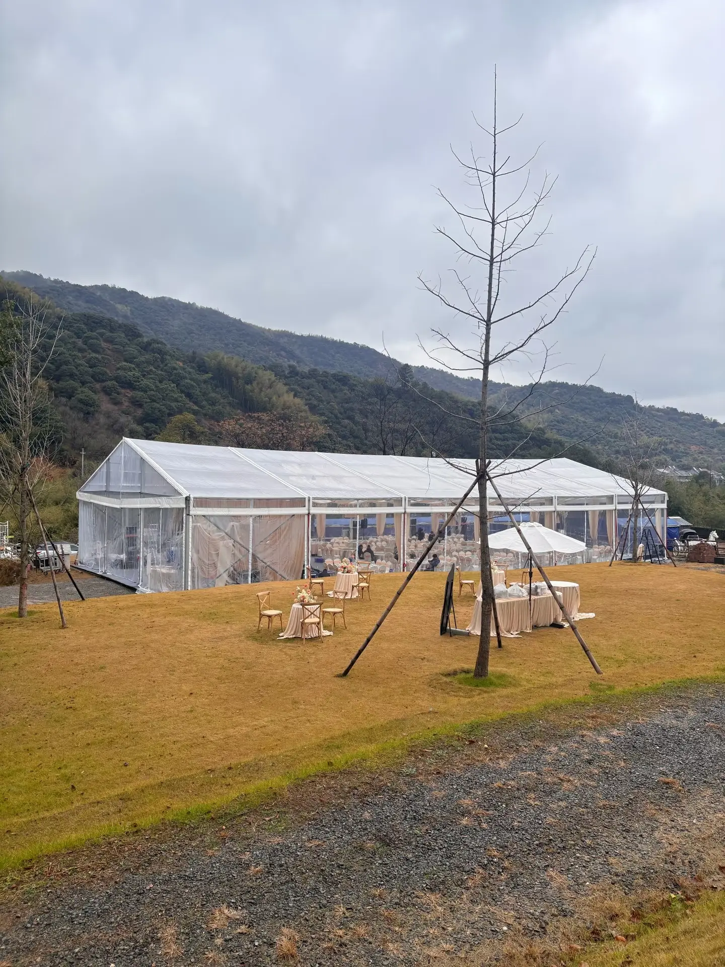 12m x 30m Transparent Wedding Tent